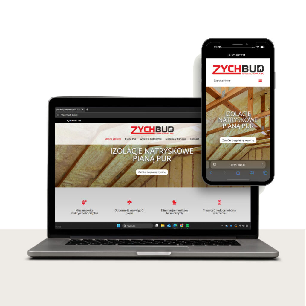 strona interenetowa dla firmy budowlanej